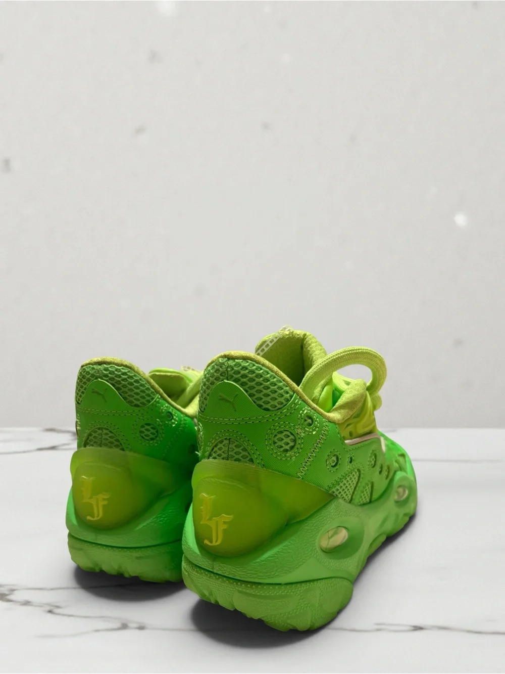 PUMA LaFrancé RNR LaMelo Ball Fluro Green Green Glare Men’s Size 10 312274-04
